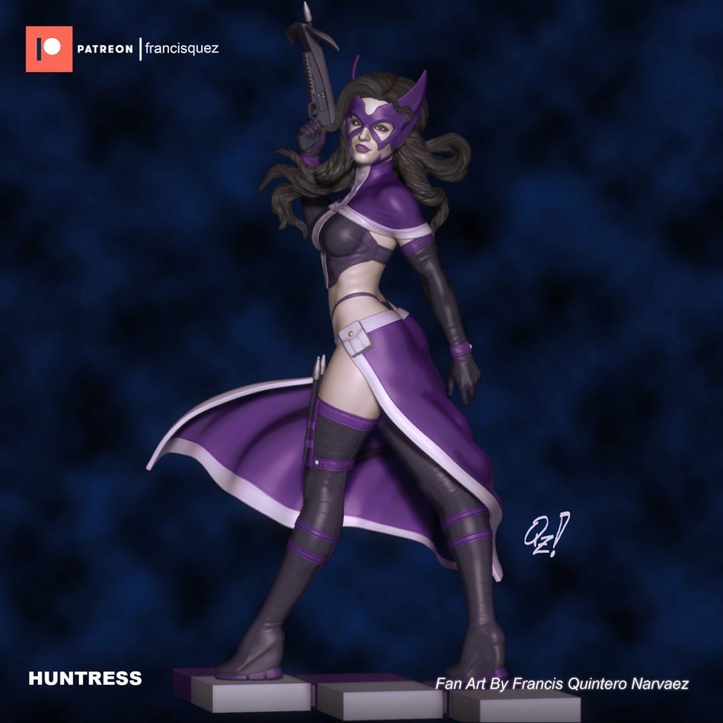 P站图纸印象馆 Francis Quez 漫威 绿箭侠 女猎手 Francis Quez 漫威 绿箭侠 女猎手