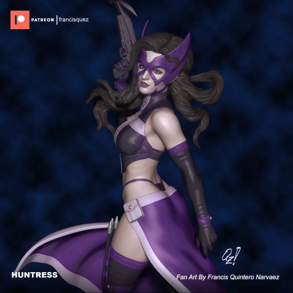 P站图纸印象馆 Francis Quez 漫威 绿箭侠 女猎手 Francis Quez 漫威 绿箭侠 女猎手