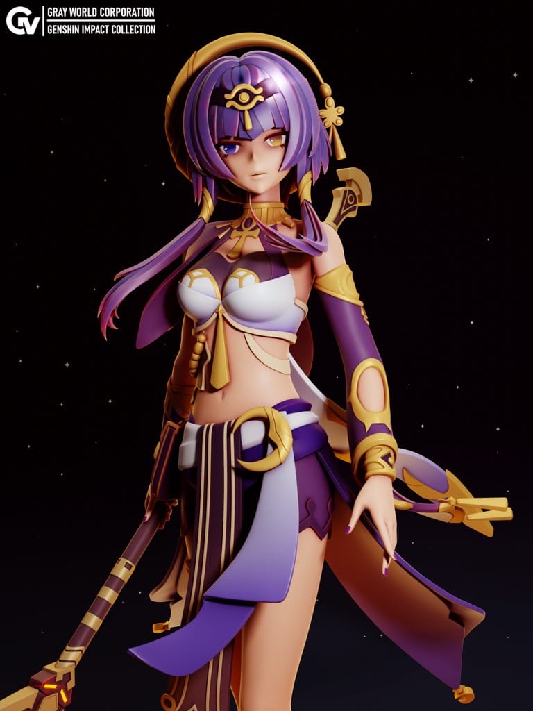 P站图纸印象馆 GrayWorld 原神 沙漠守护者 坎蒂丝 GrayWorld 原神 沙漠守护者 坎蒂丝