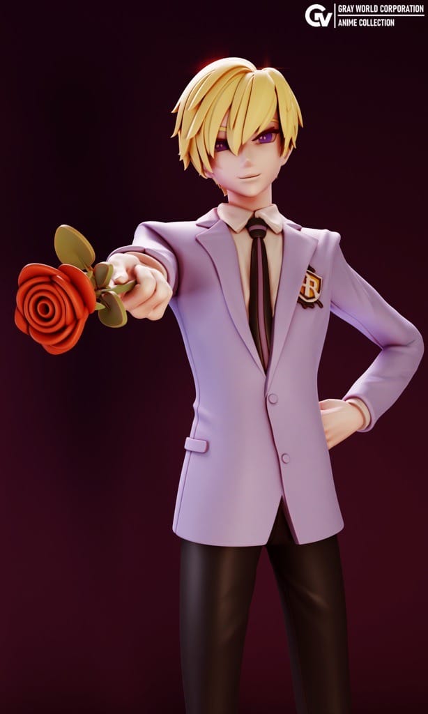 P站图纸印象馆 GrayWorld 樱兰高中男公关部 须王环 GrayWorld 樱兰高中男公关部 须王环