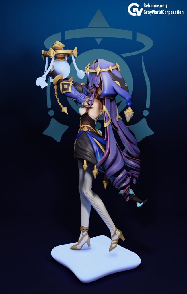 P站图纸印象馆 GrayWorld 原神 莱依拉 GrayWorld 原神 莱依拉