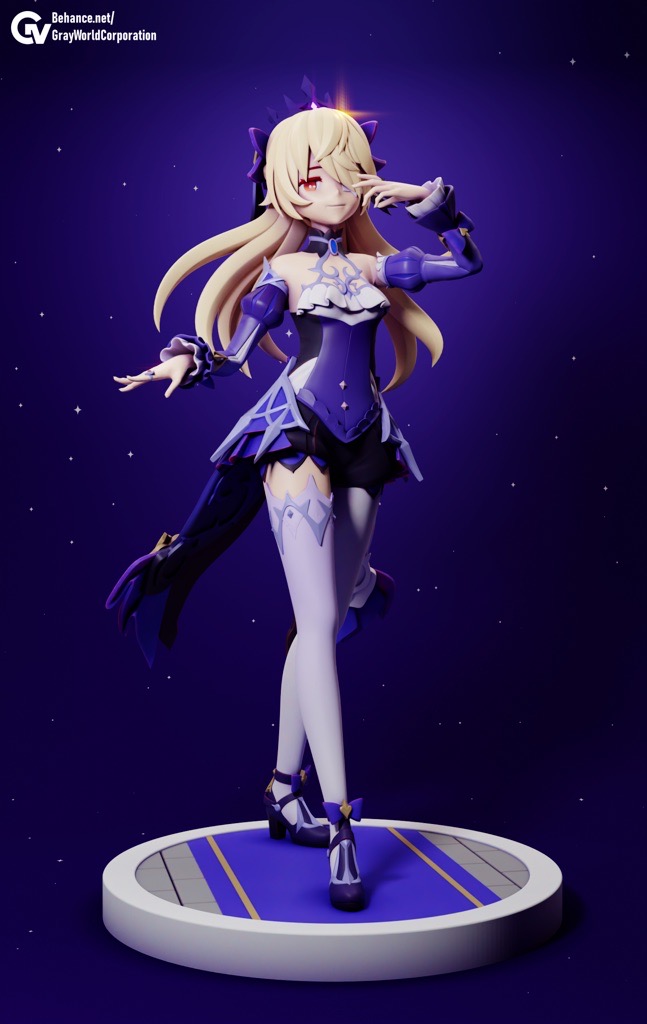 P站图纸印象馆 GrayWorld 原神 断罪之皇女 菲谢尔 GrayWorld 原神 断罪之皇女 菲谢尔