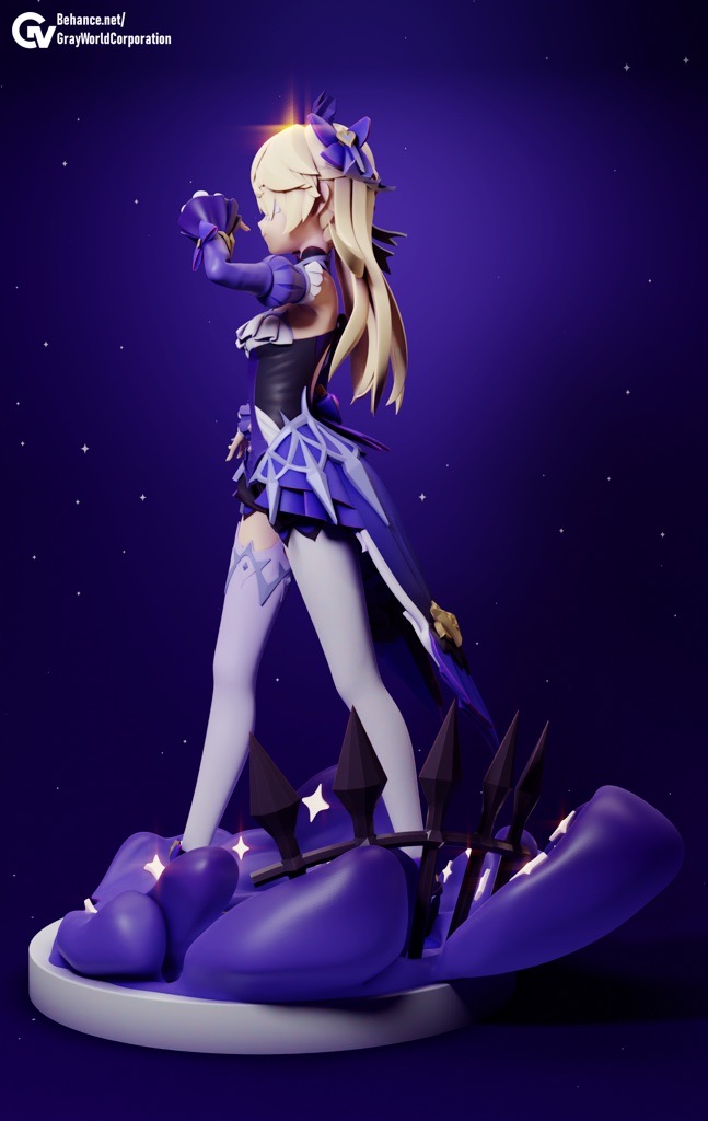 P站图纸印象馆 GrayWorld 原神 断罪之皇女 菲谢尔 GrayWorld 原神 断罪之皇女 菲谢尔