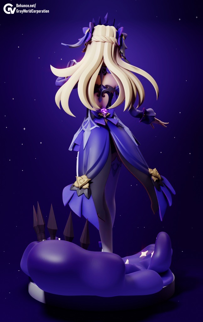 P站图纸印象馆 GrayWorld 原神 断罪之皇女 菲谢尔 GrayWorld 原神 断罪之皇女 菲谢尔