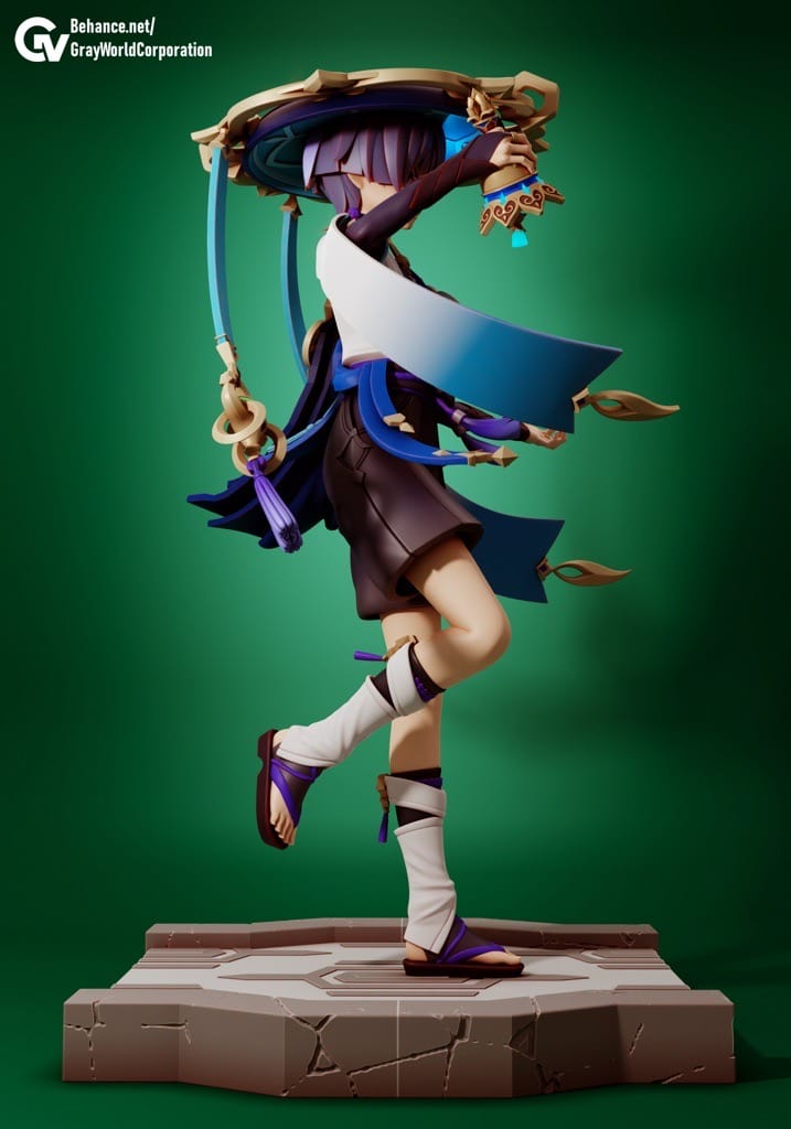 P站图纸印象馆 GrayWorld 原神 流浪者 GrayWorld 原神 流浪者