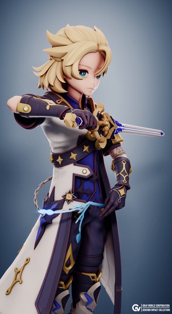 P站图纸印象馆 GrayWorld 原神 炼金术师 阿贝多·克莱因普林茨 GrayWorld 原神 炼金术师 阿贝多·克莱因普林茨