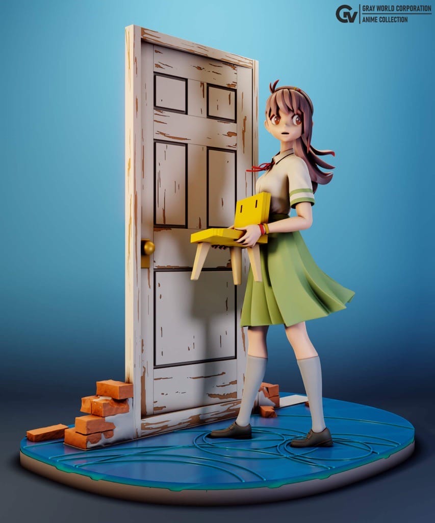 P站图纸印象馆 GrayWorld 铃芽之旅 岩户铃芽 GrayWorld 铃芽之旅 岩户铃芽