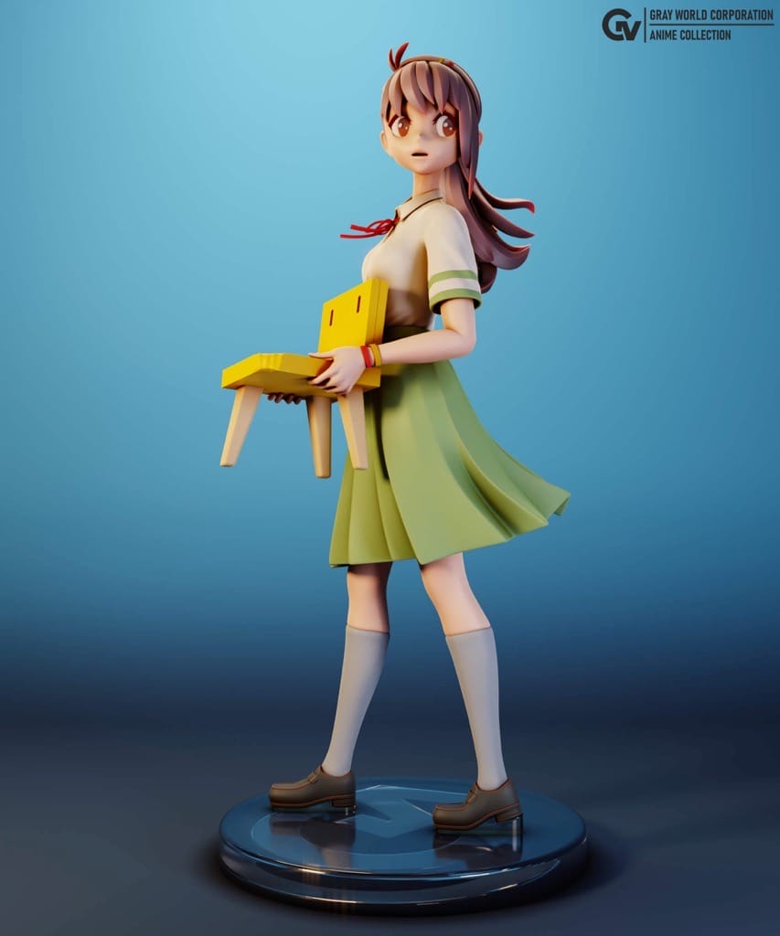 P站图纸印象馆 GrayWorld 铃芽之旅 岩户铃芽 GrayWorld 铃芽之旅 岩户铃芽