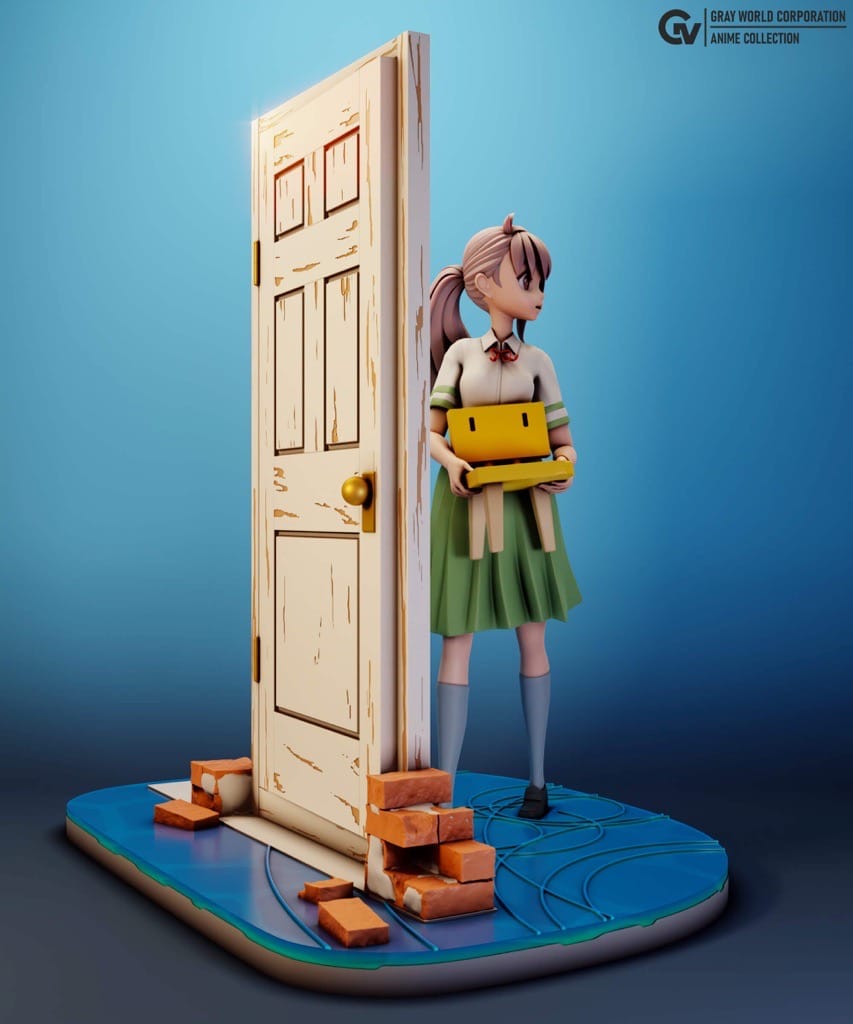 P站图纸印象馆 GrayWorld 铃芽之旅 岩户铃芽 GrayWorld 铃芽之旅 岩户铃芽