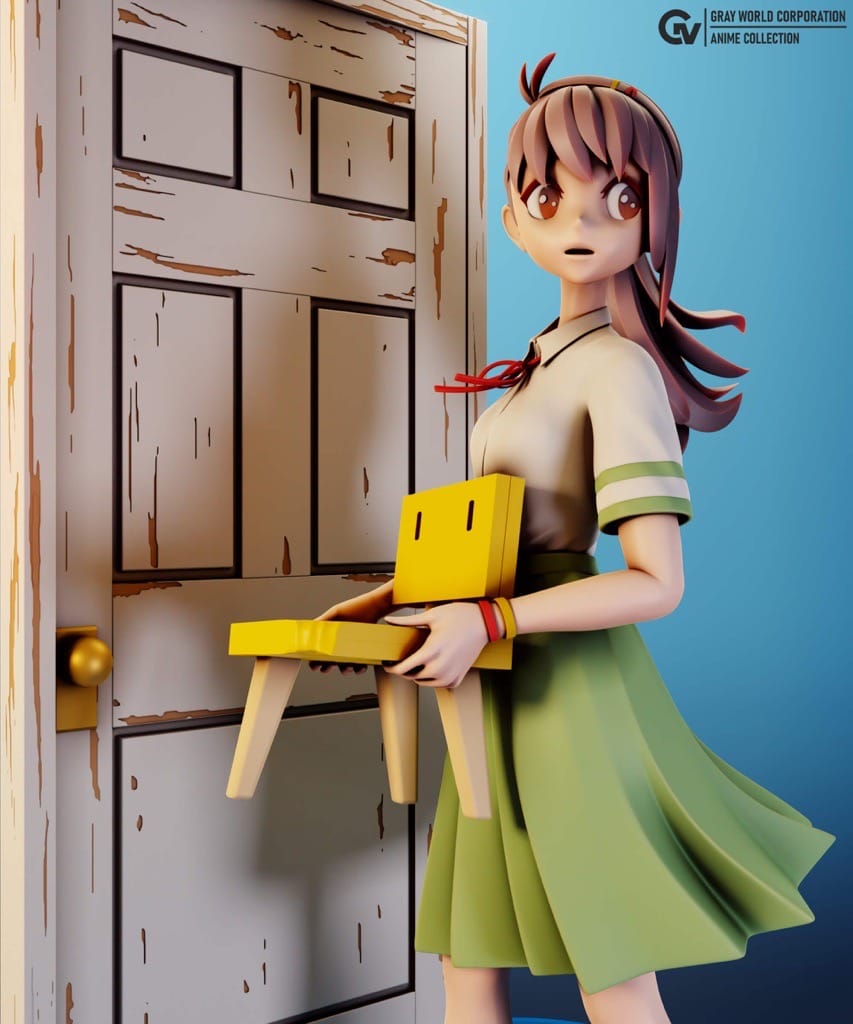 P站图纸印象馆 GrayWorld 铃芽之旅 岩户铃芽 GrayWorld 铃芽之旅 岩户铃芽