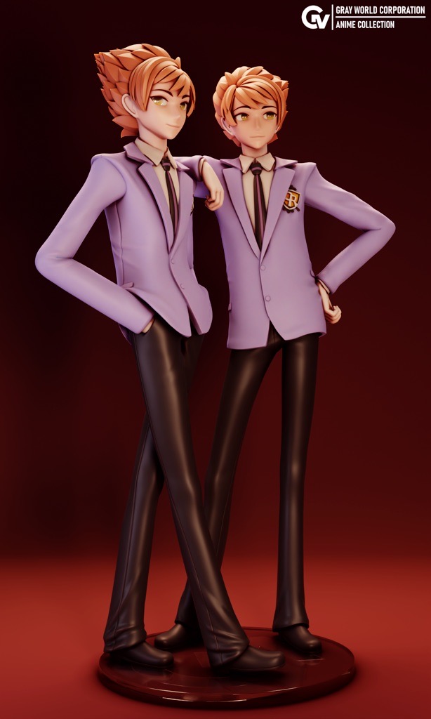 P站图纸印象馆 GrayWorld 樱兰高中男公关部 Hikaru和Kaoru GrayWorld 樱兰高中男公关部 Hikaru和Kaoru