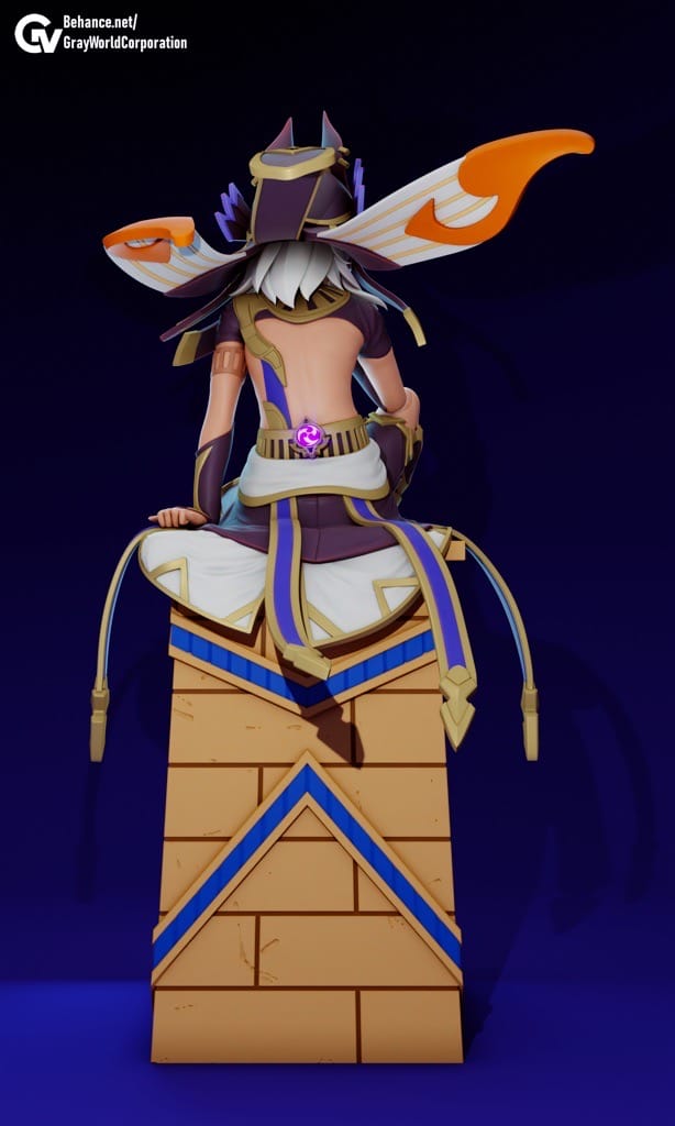 P站图纸印象馆 GrayWorld 原神 大风纪官 赛诺 GrayWorld 原神 大风纪官 赛诺