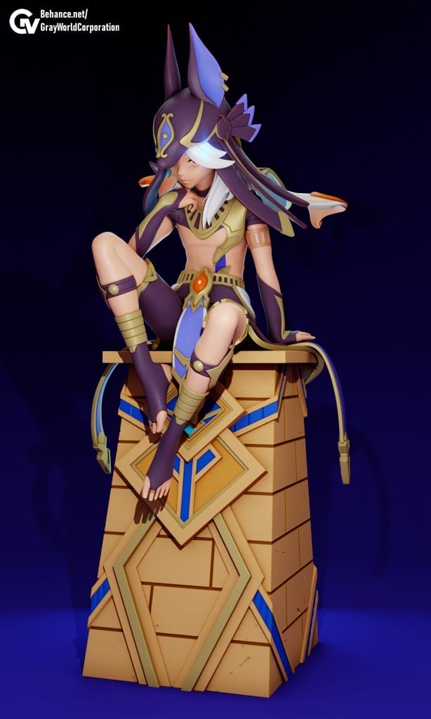 P站图纸印象馆 GrayWorld 原神 大风纪官 赛诺 GrayWorld 原神 大风纪官 赛诺