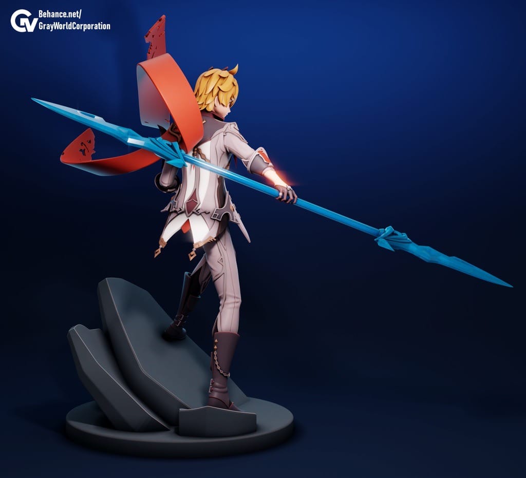 P站图纸印象馆 GrayWorld 原神 执行官达达利亚 GrayWorld 原神 执行官达达利亚