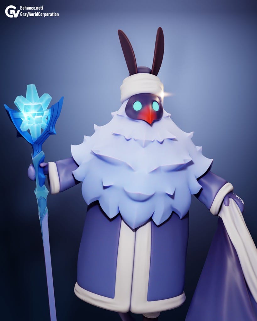 P站图纸印象馆 GrayWorld 原神 弗洛斯特爷爷 GrayWorld 原神 弗洛斯特爷爷