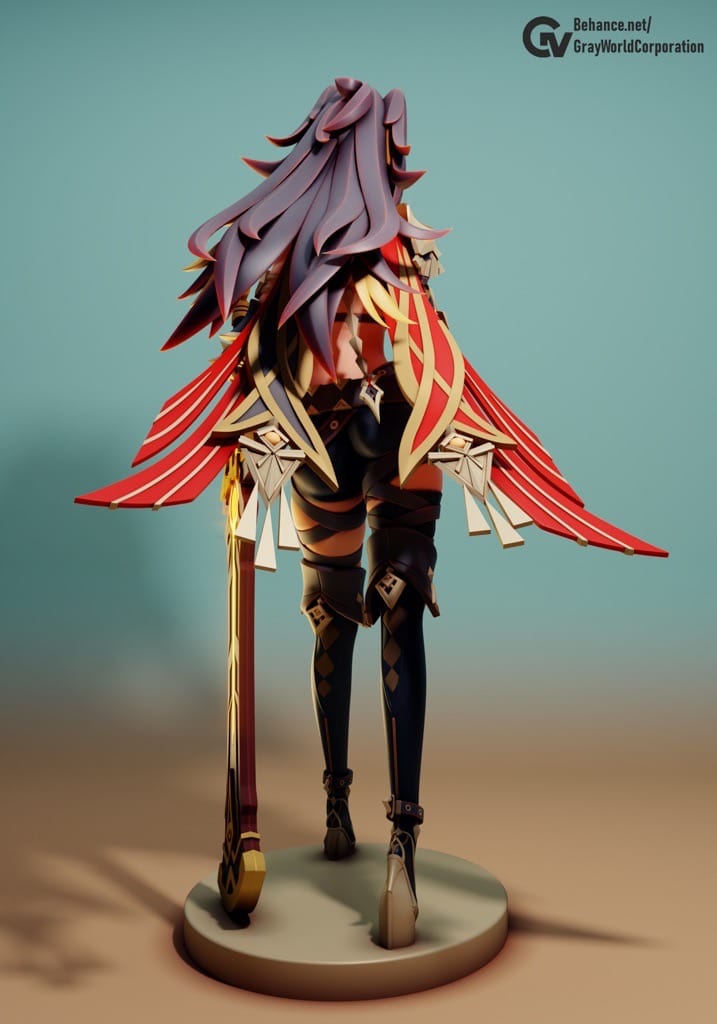 P站图纸印象馆 GrayWorld 原神 雇佣兵 迪希雅 GrayWorld 原神 雇佣兵 迪希雅