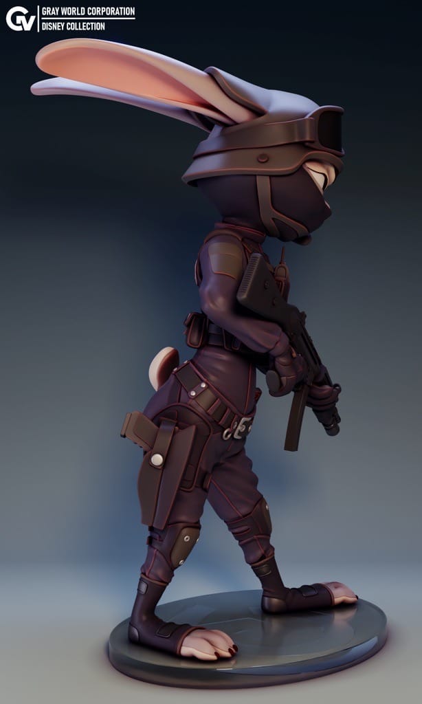 P站图纸印象馆 GrayWorld 疯狂动物城 朱迪·霍普斯 GrayWorld 疯狂动物城 朱迪·霍普斯