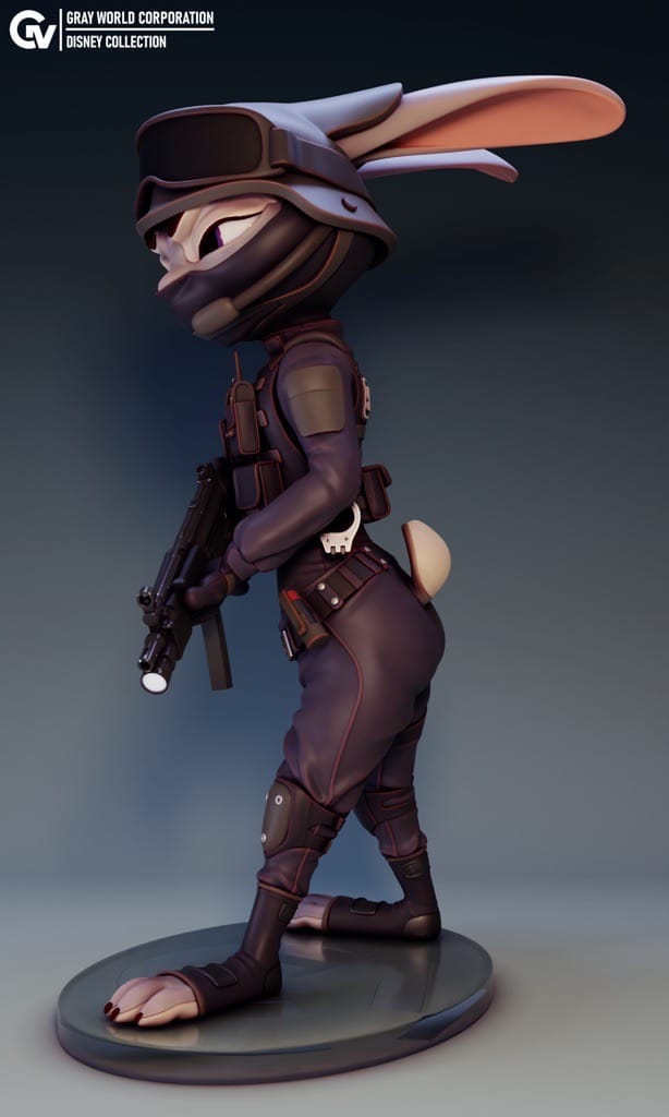 P站图纸印象馆 GrayWorld 疯狂动物城 朱迪·霍普斯 GrayWorld 疯狂动物城 朱迪·霍普斯