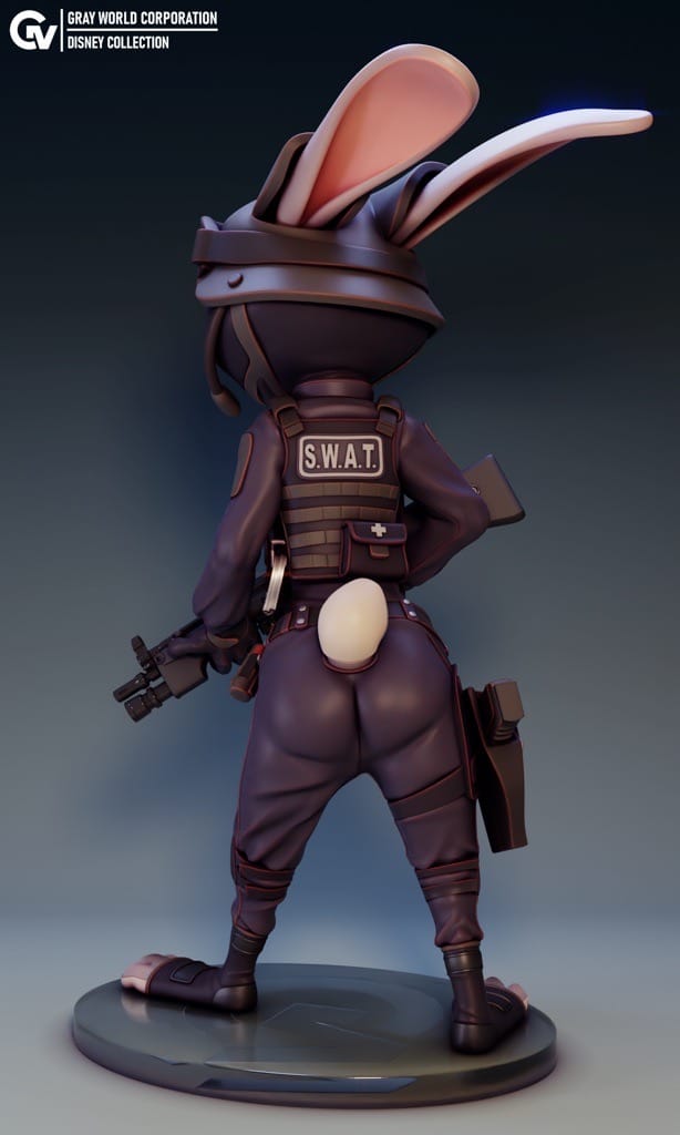 P站图纸印象馆 GrayWorld 疯狂动物城 朱迪·霍普斯 GrayWorld 疯狂动物城 朱迪·霍普斯