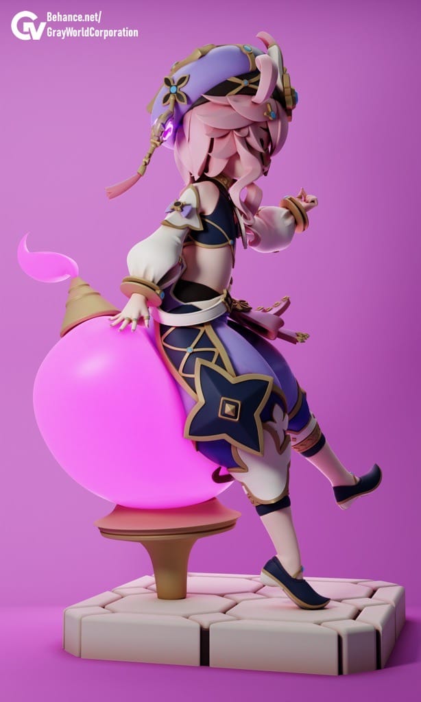 P站图纸印象馆 GrayWorld 原神 百货商人 多莉 GrayWorld 原神 百货商人 多莉