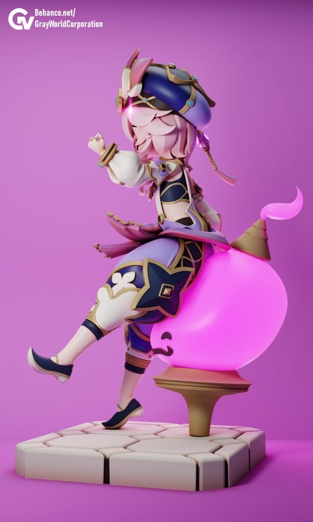 P站图纸印象馆 GrayWorld 原神 百货商人 多莉 GrayWorld 原神 百货商人 多莉