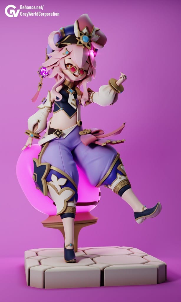 P站图纸印象馆 GrayWorld 原神 百货商人 多莉 GrayWorld 原神 百货商人 多莉