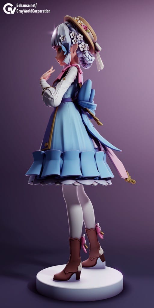 P站图纸印象馆 GrayWorld 原神 社奉行神里绫华 GrayWorld 原神 社奉行神里绫华