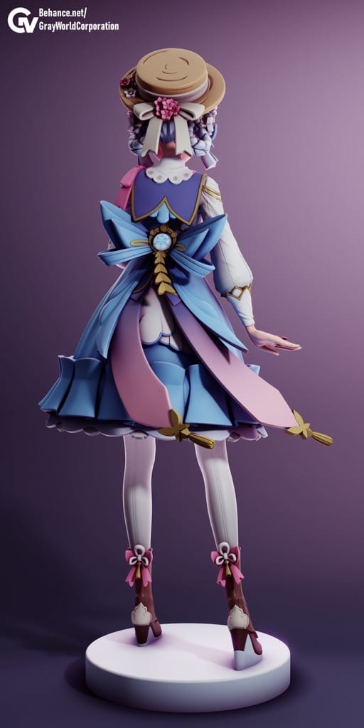 P站图纸印象馆 GrayWorld 原神 社奉行神里绫华 GrayWorld 原神 社奉行神里绫华