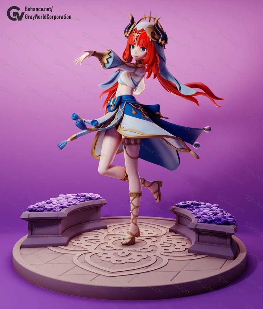 P站图纸印象馆 GrayWorld 原神 明星演员妮露 GrayWorld 原神 明星演员妮露