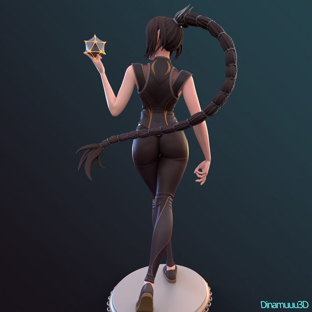 P站图纸印象馆 Dinamuuu 3D 博德之门 影心 Dinamuuu 3D 博德之门 影心