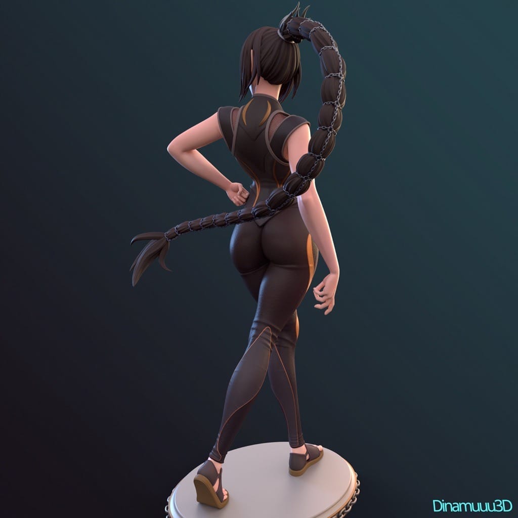 P站图纸印象馆 Dinamuuu 3D 博德之门 影心 Dinamuuu 3D 博德之门 影心