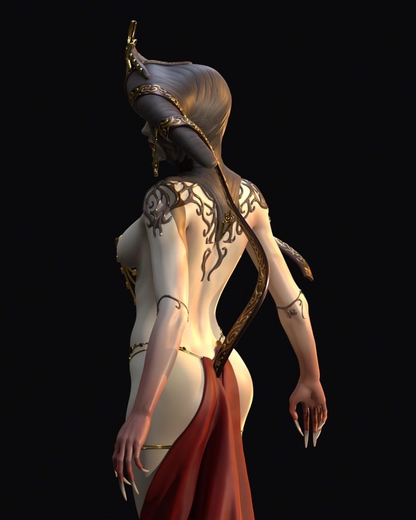 P站图纸印象馆 Gsculpt 苍白的女祭司古纳蒂 Gsculpt 苍白的女祭司古纳蒂