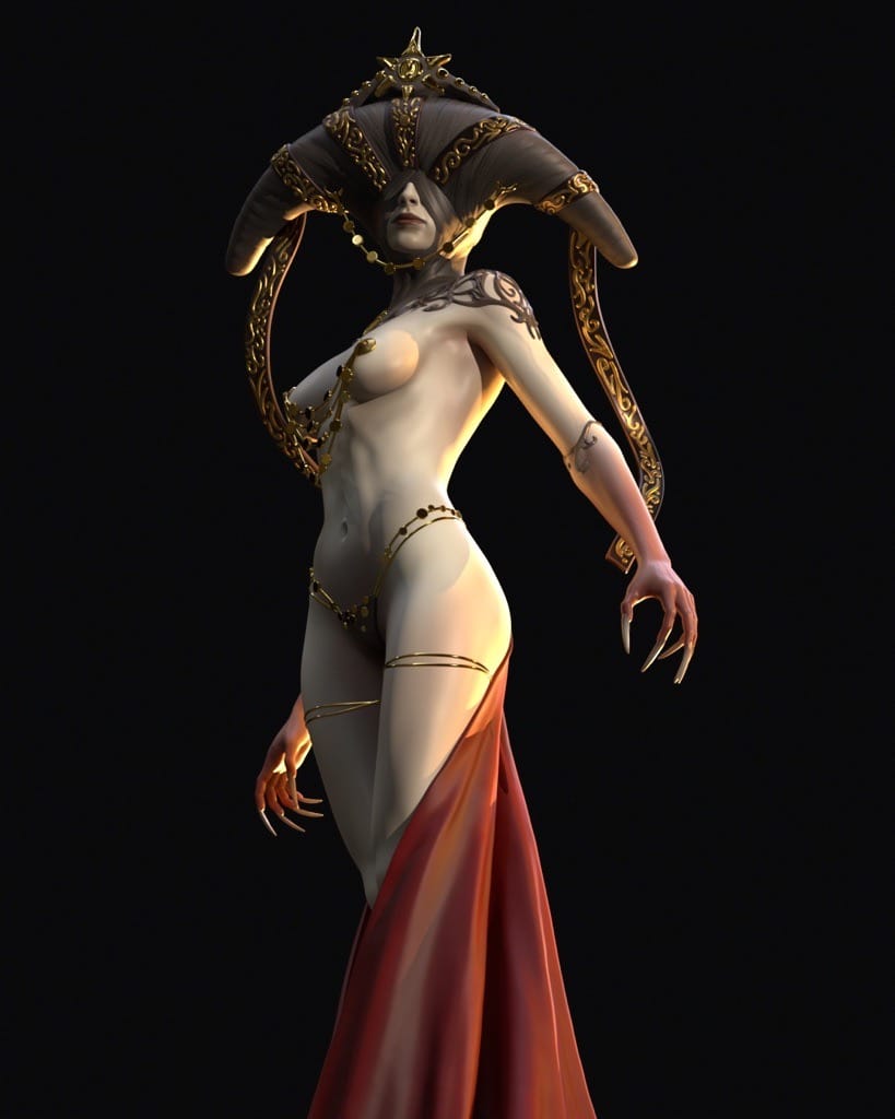 P站图纸印象馆 Gsculpt 苍白的女祭司古纳蒂 Gsculpt 苍白的女祭司古纳蒂