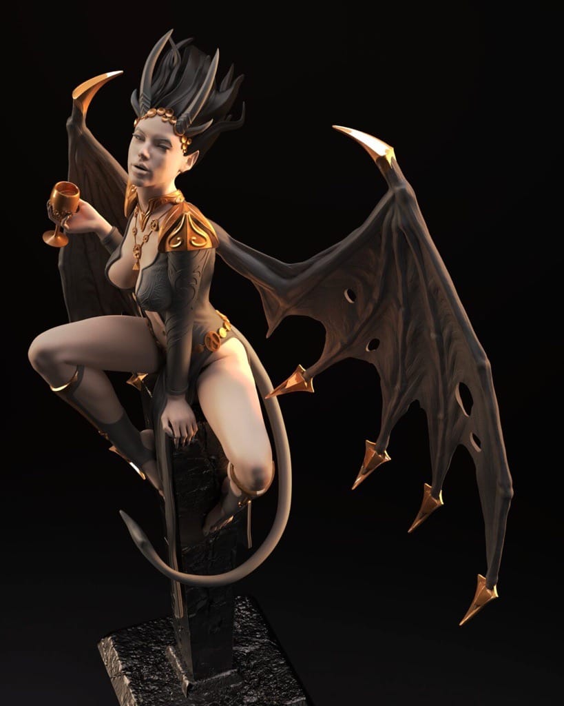 P站图纸印象馆 Gsculpt 博德之门 米佐拉 Gsculpt 博德之门 米佐拉