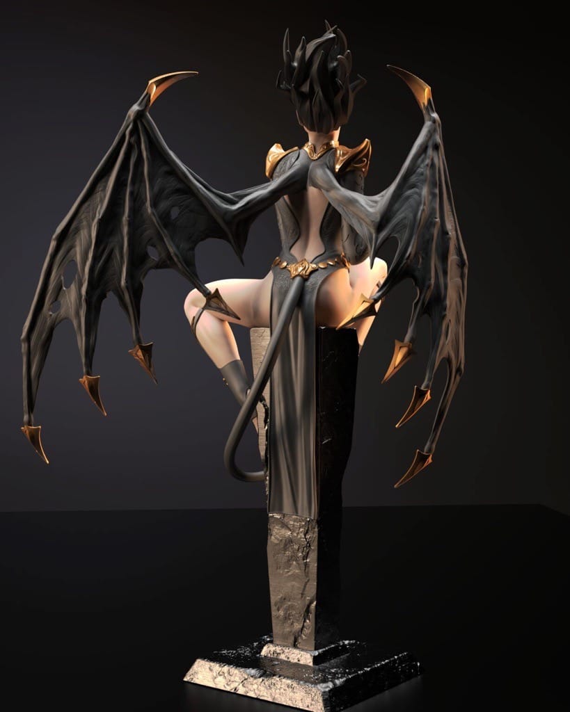 P站图纸印象馆 Gsculpt 博德之门 米佐拉 Gsculpt 博德之门 米佐拉