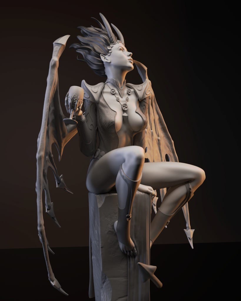 P站图纸印象馆 Gsculpt 博德之门 米佐拉 Gsculpt 博德之门 米佐拉