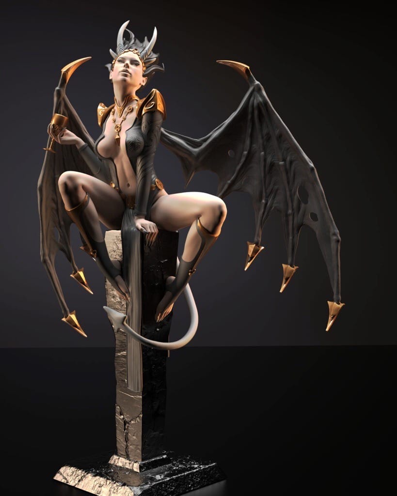 P站图纸印象馆 Gsculpt 博德之门 米佐拉 Gsculpt 博德之门 米佐拉