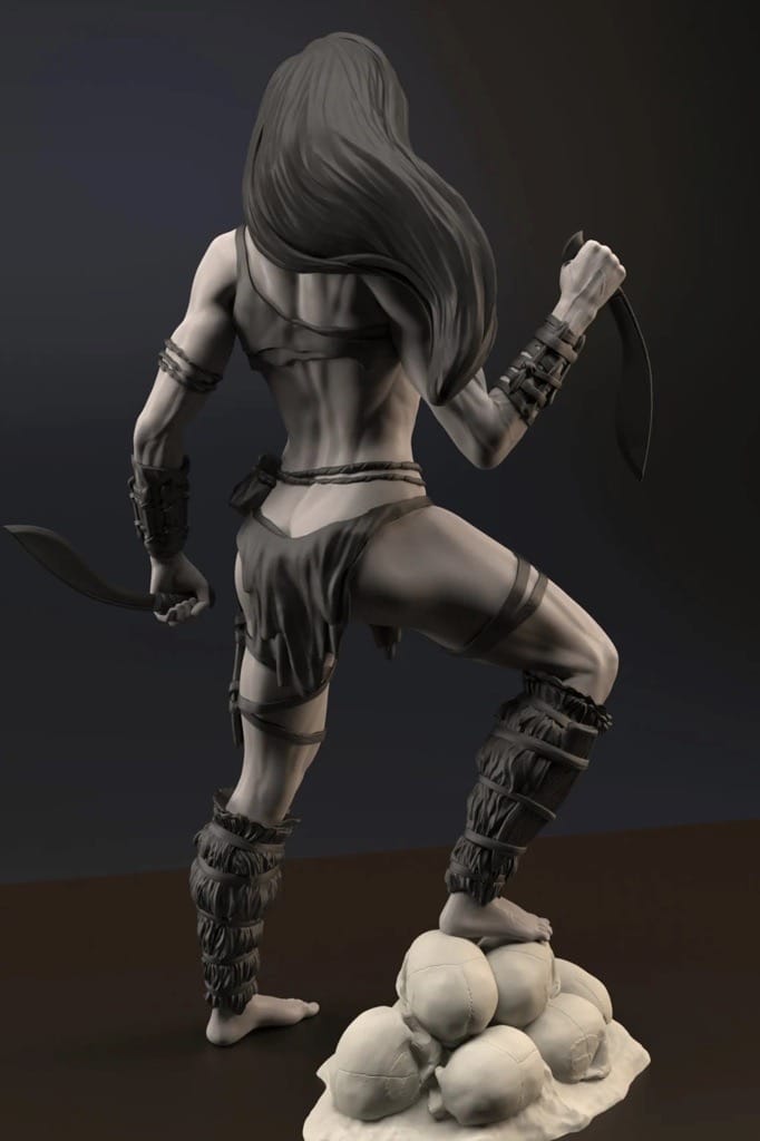 P站图纸印象馆 Gsculpt 丛林女刺客 Gsculpt 丛林女刺客