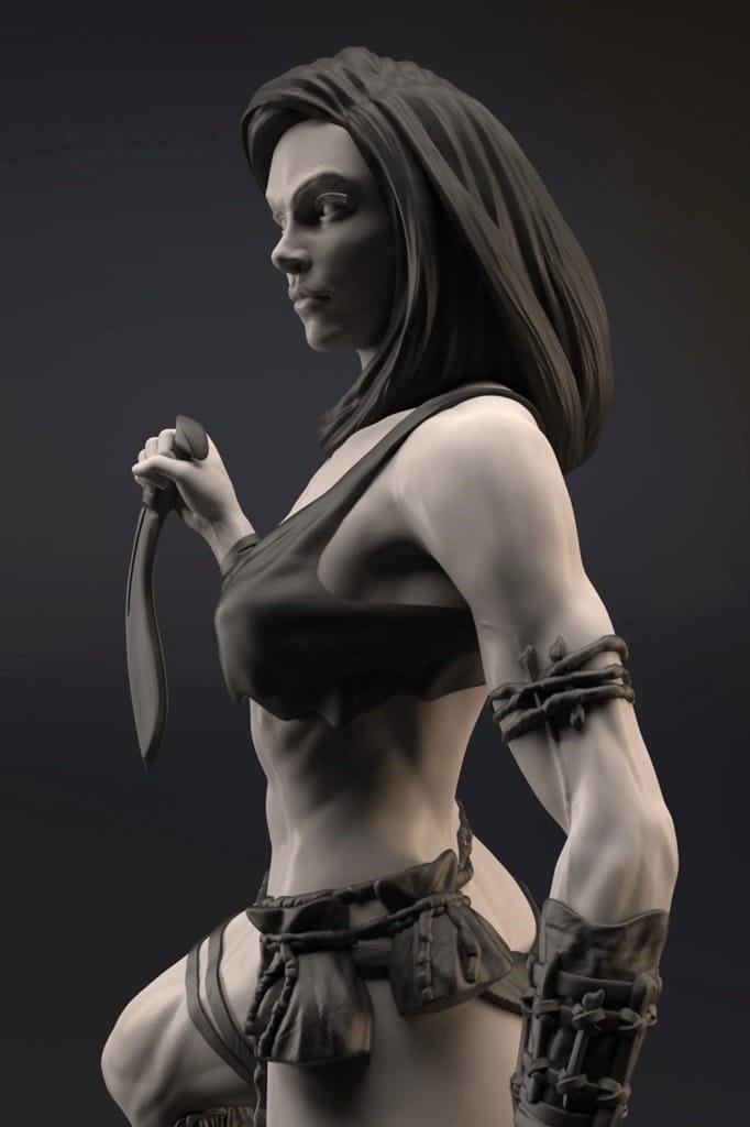 P站图纸印象馆 Gsculpt 丛林女刺客 Gsculpt 丛林女刺客