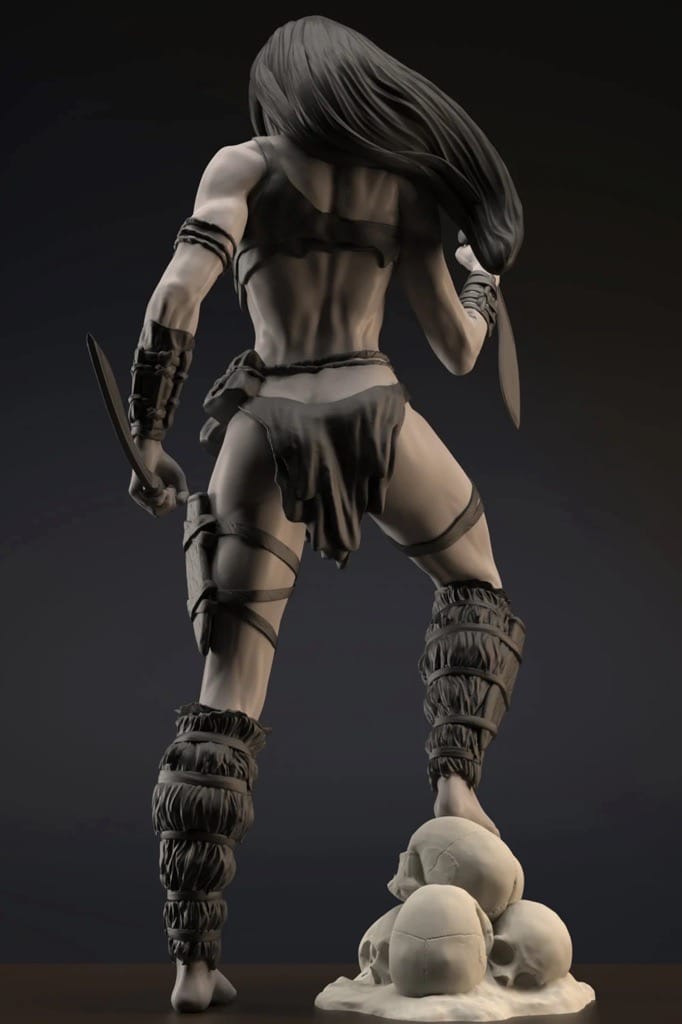 P站图纸印象馆 Gsculpt 丛林女刺客 Gsculpt 丛林女刺客