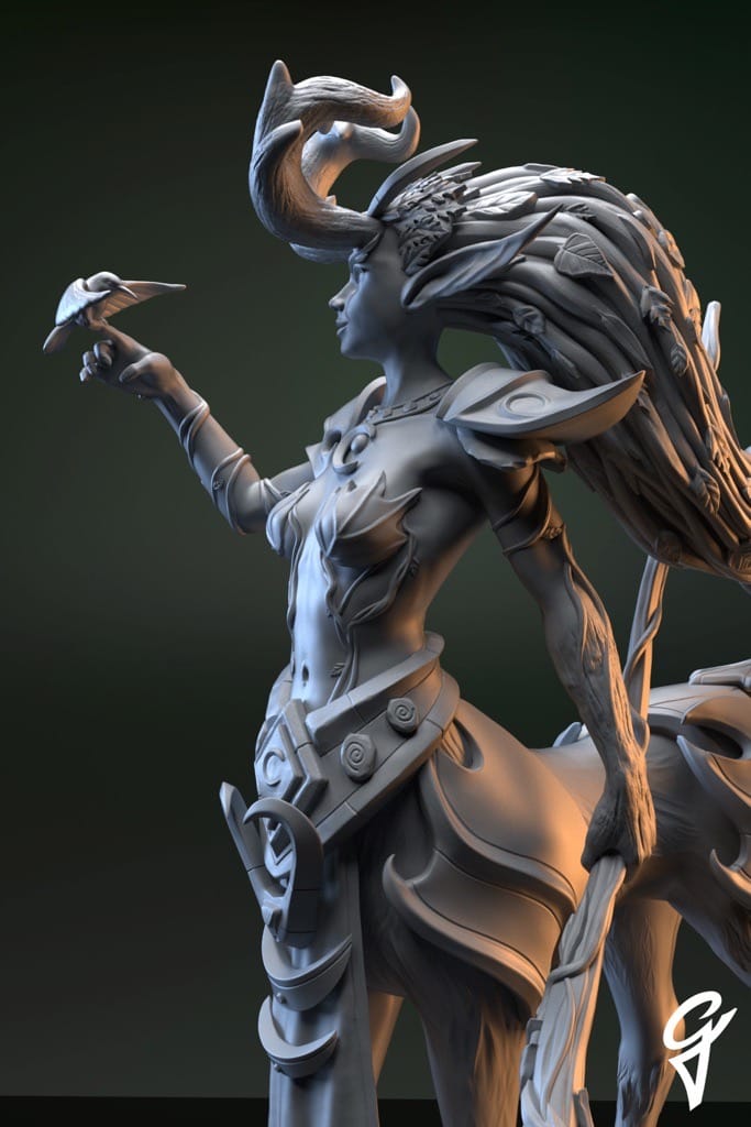 P站图纸印象馆 Gsculpt 林中女仙 Gsculpt 林中女仙