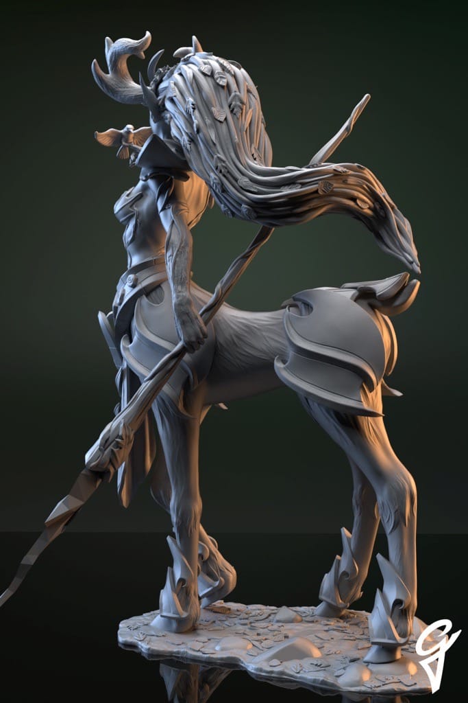 P站图纸印象馆 Gsculpt 林中女仙 Gsculpt 林中女仙