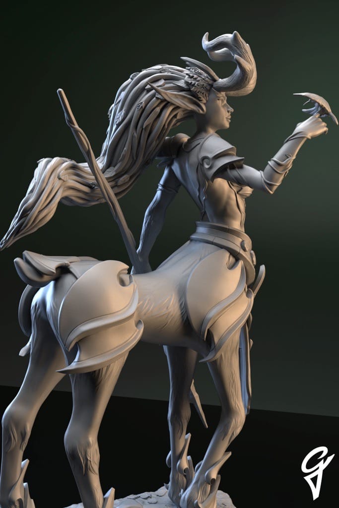 P站图纸印象馆 Gsculpt 林中女仙 Gsculpt 林中女仙