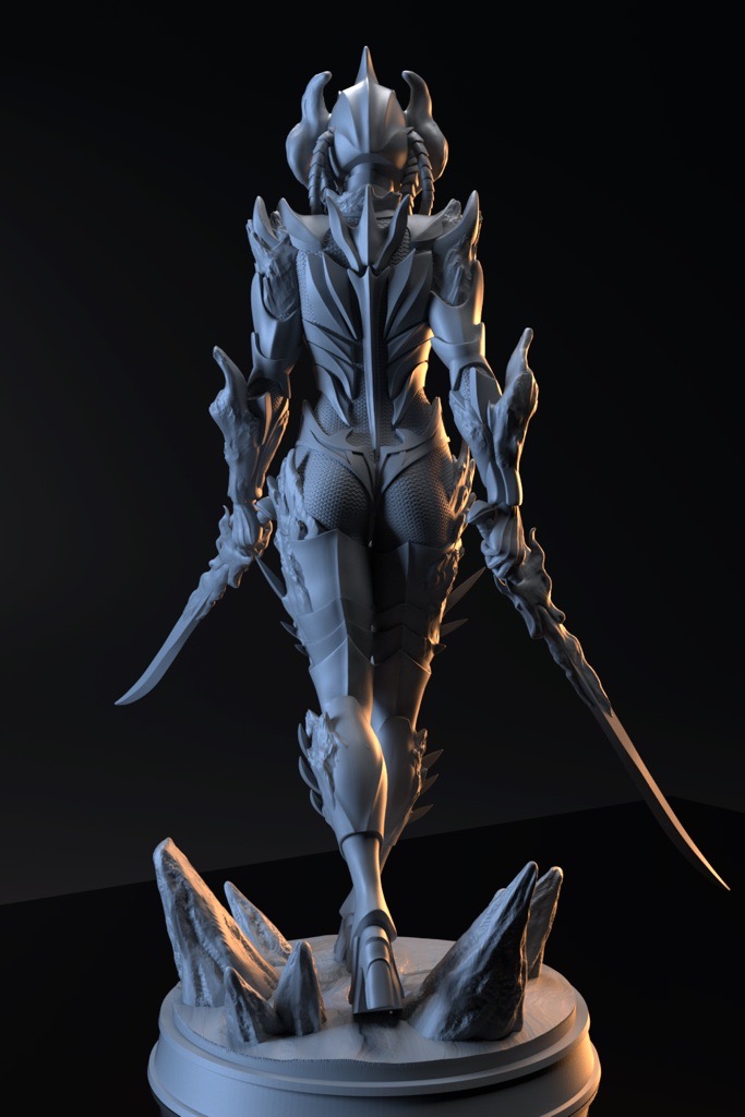 P站图纸印象馆 Gsculpt 牛头铠甲女武士 Gsculpt 牛头铠甲女武士