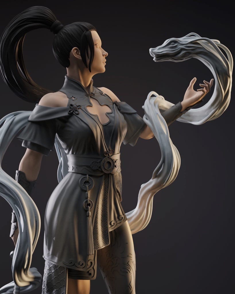 P站图纸印象馆 Gsculpt 龙武士 Gsculpt 龙武士