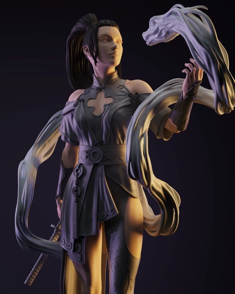 P站图纸印象馆 Gsculpt 龙武士 Gsculpt 龙武士