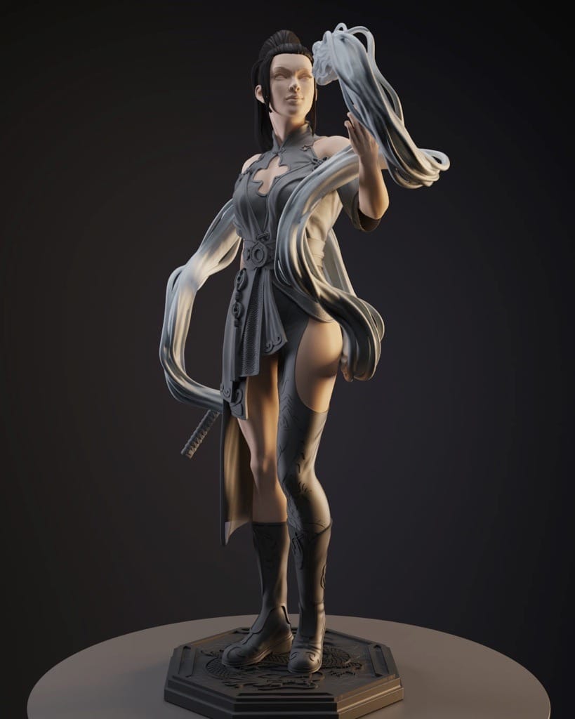 P站图纸印象馆 Gsculpt 龙武士 Gsculpt 龙武士