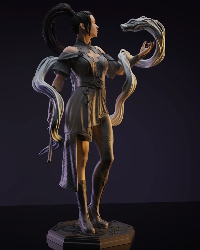 P站图纸印象馆 Gsculpt 龙武士 Gsculpt 龙武士