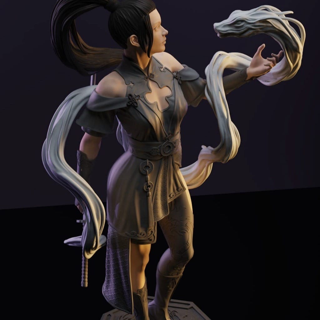 P站图纸印象馆 Gsculpt 龙武士 Gsculpt 龙武士