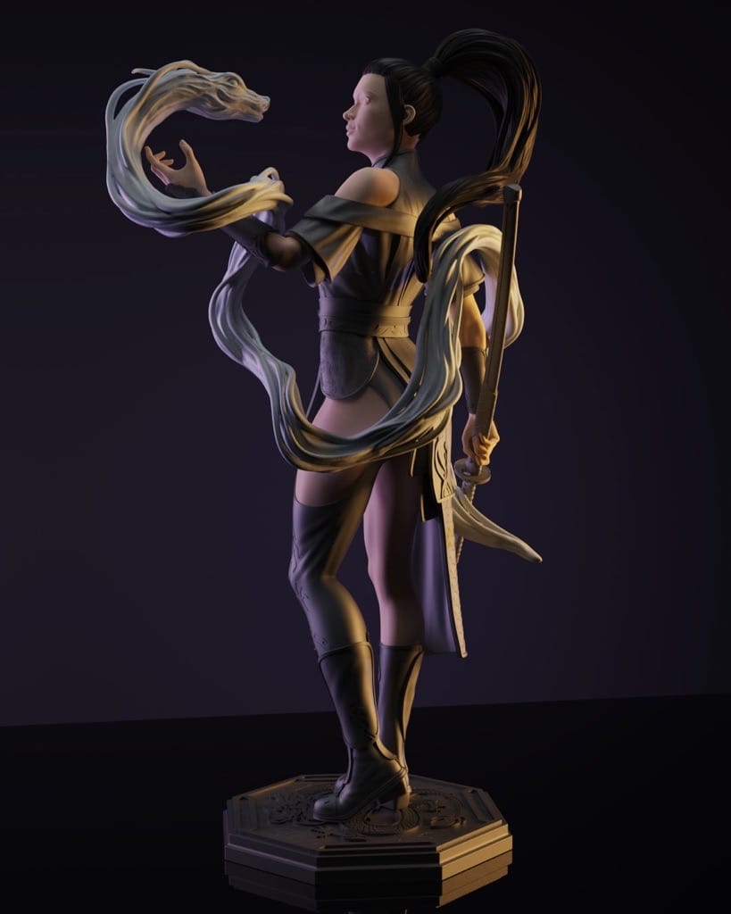 P站图纸印象馆 Gsculpt 龙武士 Gsculpt 龙武士